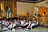 Yangon Myanmar. Shwedagon Pagoda (the Golden Stupa).  